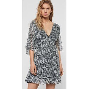 ALLSAINTS Ivey Scatter Mini Dress In Grey $198 6